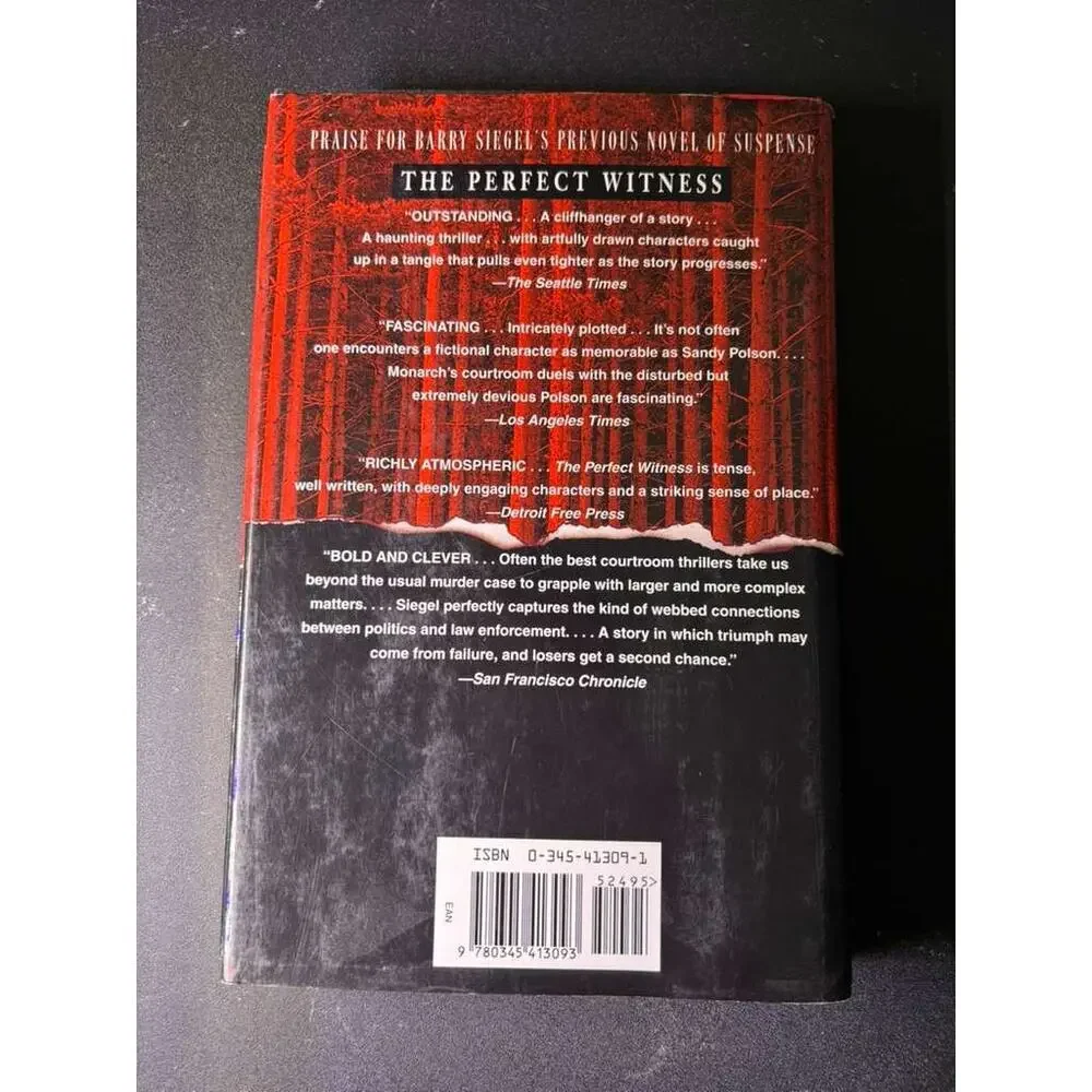 Actual Innocence Barry Siegel Hardcover Legal Suspense Thriller Novel - Picture 2 of 2